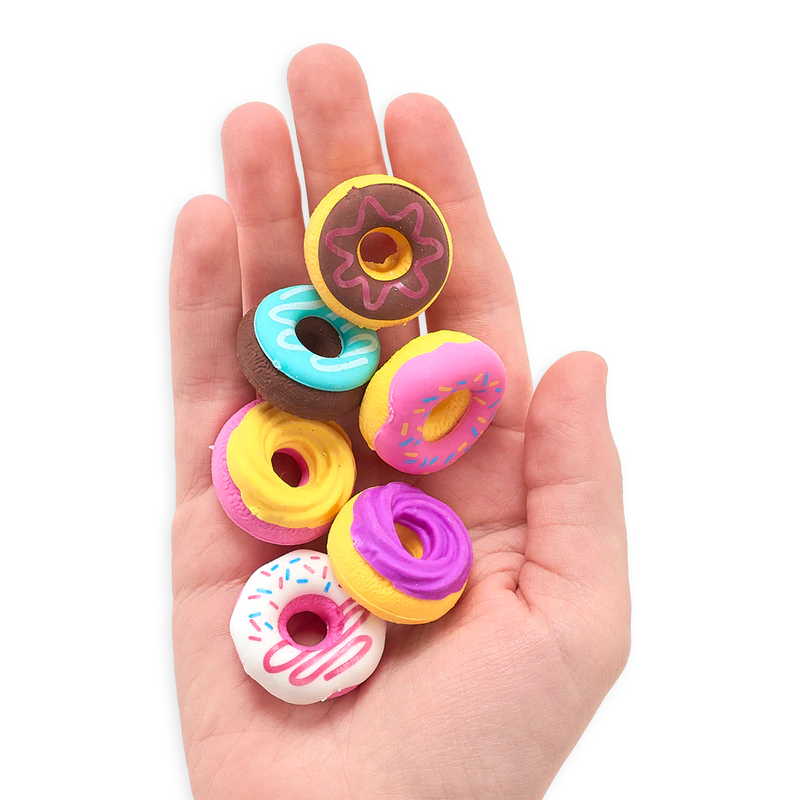 Dainty Donuts Scented Erasers-Set of 6