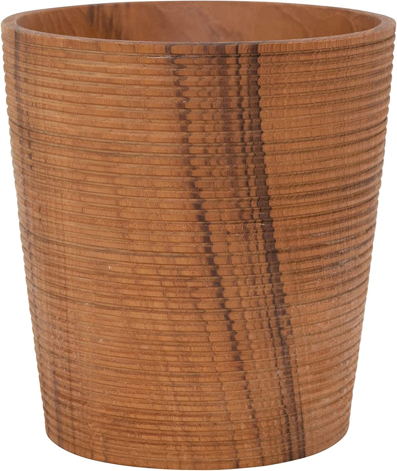 Teak Wood Container Ice Bucket