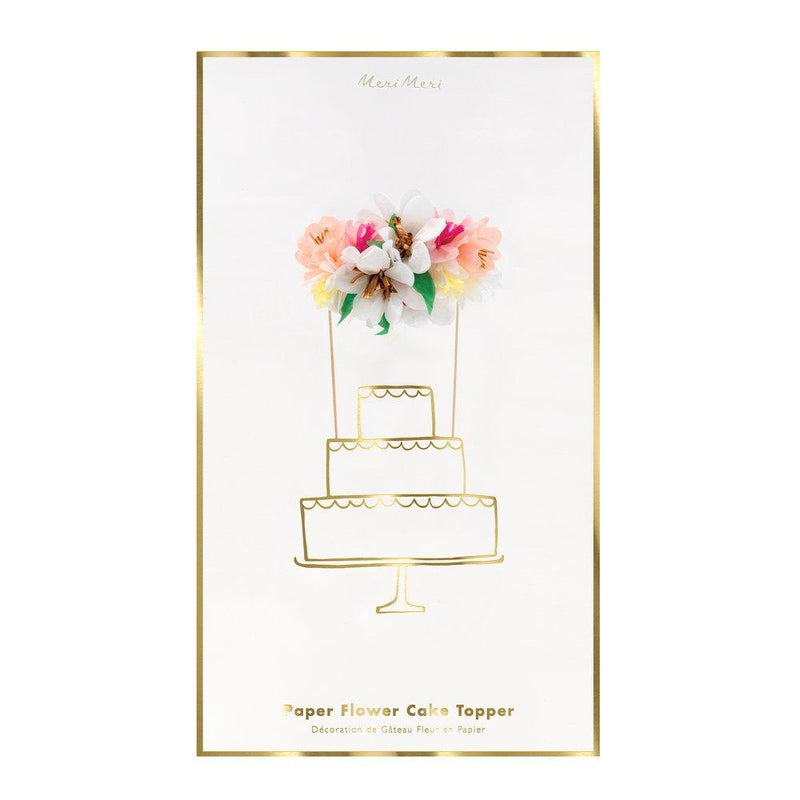 Paper Flower Cake Topper