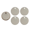 Stoneware Coasters w/ Wood Holder - Set of 5